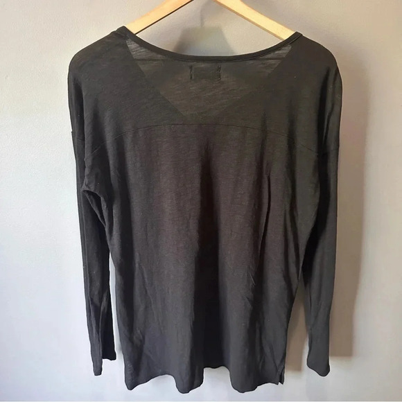 Maurice's 24/7 Henley top. Black. Nwt. Size XS - Picture 4 of 7